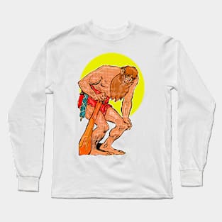 Sad and lonely prehistoric giant Long Sleeve T-Shirt